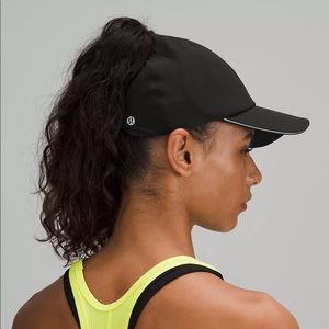 Lululemon Ponytail Fast and Free Hat Black